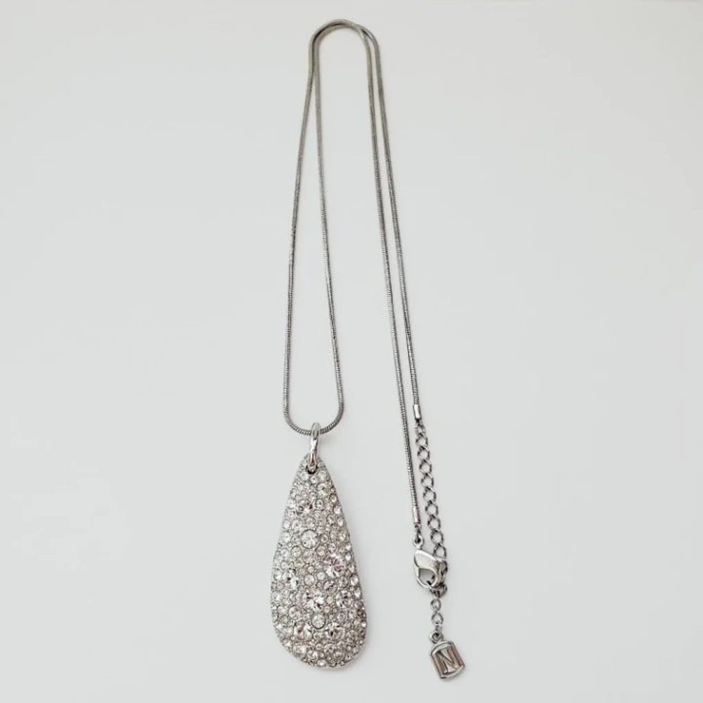 Vintage Nordstrom Crystal Pendant Necklace - Picture 2 of 5